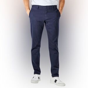 NWT Alberto Steve Italian Smart Cotton Tapered fit Chinos - W 33 L 34 khaki